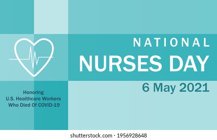 National Nurses Day background,  poster