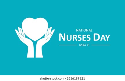 National Nurses Day May 06 Background vector illustration
