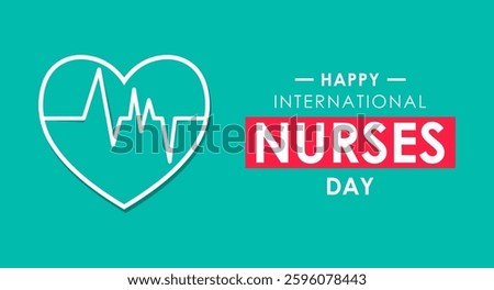 National Nurses Week is observed in United states form 6th to 12th May of each year. International Nurses Day. National Nurses week banner poster background template vector illustration.