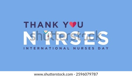 National Nurses Week is observed in United states form 6th to 12th May of each year. International Nurses Day. National Nurses week banner poster background template vector illustration.