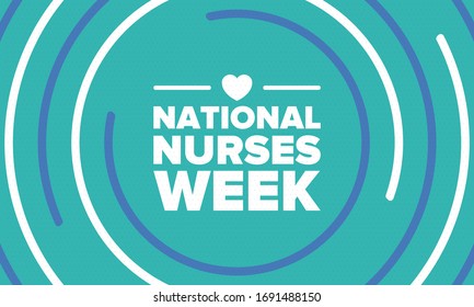 National Nurses Week Thank You Nurses Stock Vector (Royalty Free ...