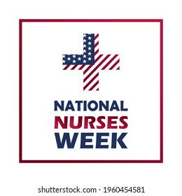 National Nurses Week ,Vector Illustration.