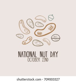 Afiche del Día Nacional de la Nuez