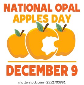 national opal apples day with yellow opal apple