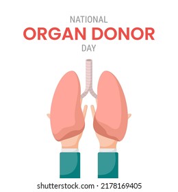 National organ donor day with Lungs