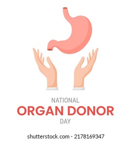 National Organ Donor Day With Stomach