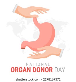 National Organ Donor Day With Stomach