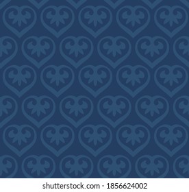 National ornament. A stylized flower. Tatar pattern. Vector illustration. Seamless pattern