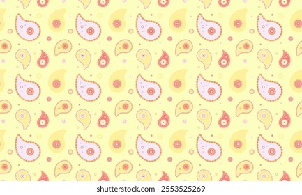 National ornamental to image paisley. Wear decor with persian vector. Summer repetition a costume pattern. Complexity native to surreal invitation.