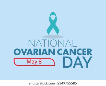 National Ovarian Cancer Awareness Day Strengthens Advocacy, Support, and Early Detection Efforts. Shining Light on Silent Fighters vector illustration banner template.