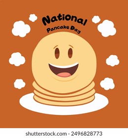Diseño de Vector del Día Nacional del Panqueque