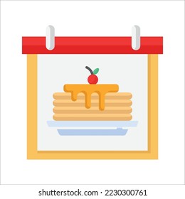 National Pancake Day. Vector illustration