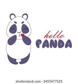 National Panda Day design. eps 10