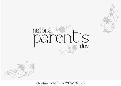national parents day, background template Holiday concept