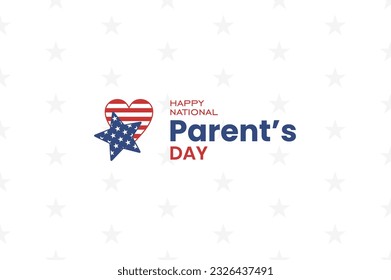 national parents day, background template Holiday concept