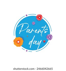 National Parents Day Vector Design Illustration