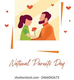 National Parents Day Vector Design Illustration