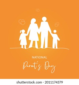 
National Parent's Day, Vector Illustration Design.