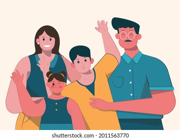 National Parent's Day, Vector Illustration Design