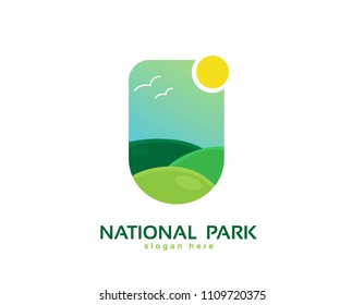 National park logo design
