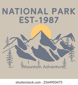 National Park Mountain Adventure Est-1987