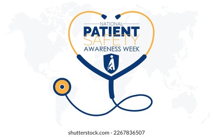 Nationale Woche zur Patientensicherheit. Sensibilisierung für Praktiken der Patientensicherheit Konzept auf dem Marsch beobachtet