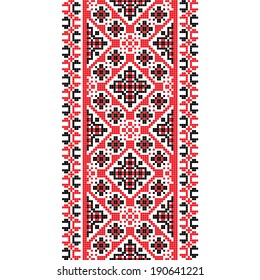 national pattern fabric texture vertical; vector ilustration