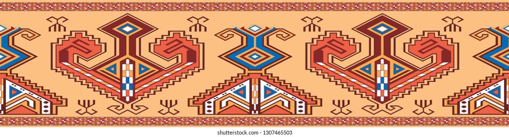 National patterns, ornaments for embroidery