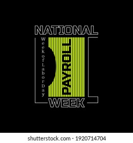National Payroll Week. Suitable for greeting card poster and banner