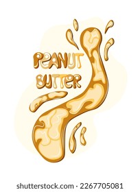 National Peanut Butter Day. Peanut butter logo