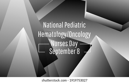 National Pediatric Hematology Oncology Nurses Day. Suitable For Greeting Card Poster And Banner