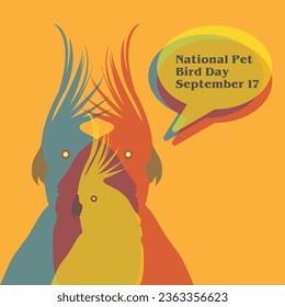 National Pet Bird Day September 17
