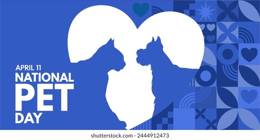 National Pet Day. background, banner, card, poster	