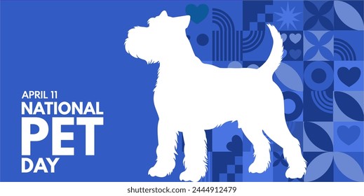 National Pet Day. background, banner, card, poster	