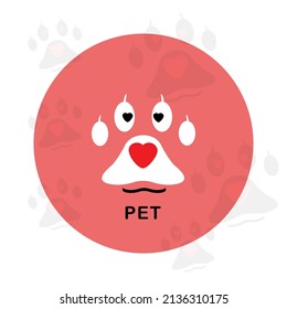 National Pet Day, tamplate for background, card, banner, poster with text inscription,Holiday concept.