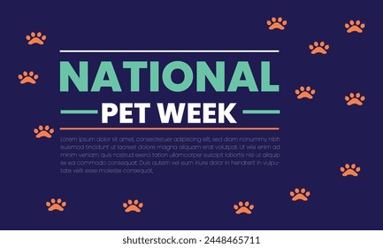 National Pet Week world paw of the month of week.