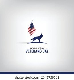 national pets for veterans day. National K9 Veterans Day.