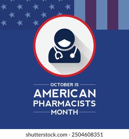 National Pharmacists month is observed every year in October. It’s a time to celebrate their contributions to patient care, medication management, and overall health promotion. Vector illustration