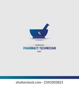 National Pharmacy Technician Day. Pharmacy technician day concept vector.  svg