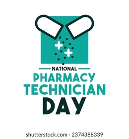 National Pharmacy Technician Day. The third Tuesday in October. Eps 10. svg