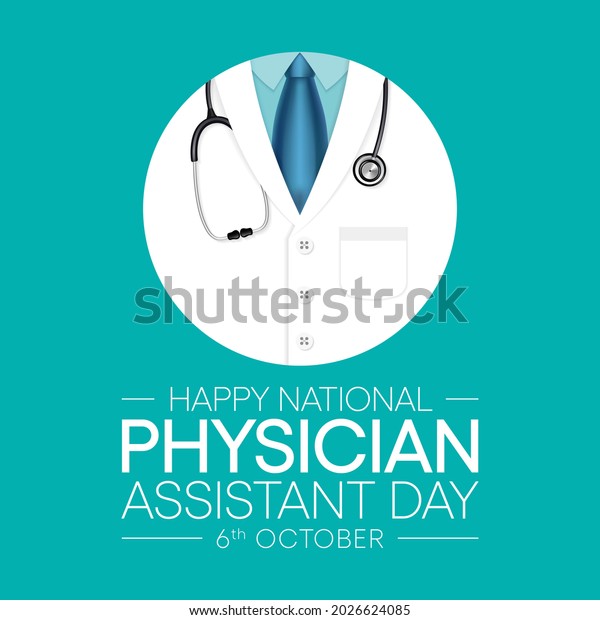 National Physician Assistant Day Observed Every Stock Vector (Royalty