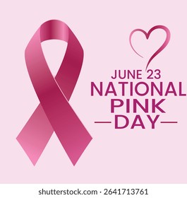National Pink Day is celebrated on June 23rd each year to honor the color pink and everything it represents—love, compassion, femininity, and fun.