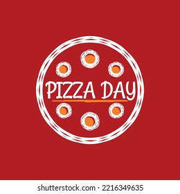 National Pizza Day illustration vector file one can use it as banner ad or greeting card