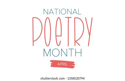 1,060 National Poetry Month Images, Stock Photos & Vectors | Shutterstock