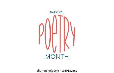 1,060 National Poetry Month Images, Stock Photos & Vectors | Shutterstock