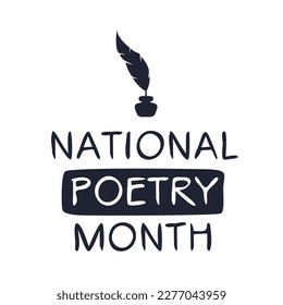 National Poetry Month, held on April.