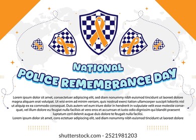 National Police Remembrance Day – September 29, 2024, Attractive design, can be used on all social media platforms, beautiful color combination, get it now for the first purchase.