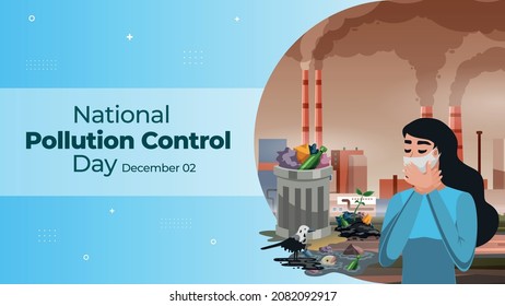 national pollution control day on december 02 business brochure flyer banner design horizontal template vector, cover presentation abstract, modern publication poster and flag-banner.