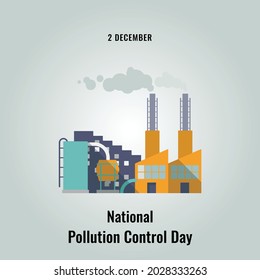 National Pollution Control Day, Vector illustration design.