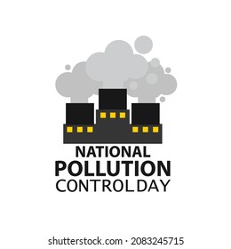 National Pollution Control day vector illustration